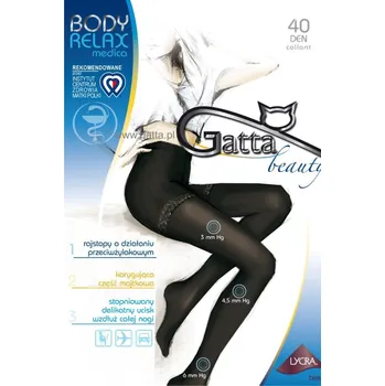 Dámské punčochy BODY RELAXMEDICA - Punčochové kalhoty 40 DEN - GATTA daino 5-XL