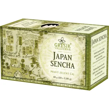 Čaj Valdemar Grešík Japan Sencha zelený čaj 20x  2 g