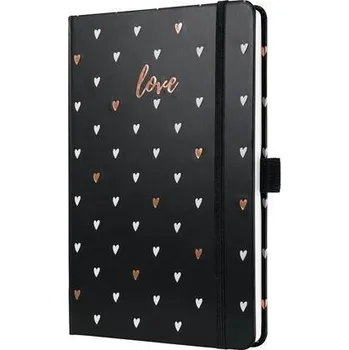 Diář Diář "Jolie", Dark love, A5, týdenní, 2026, tvrdé desky, SIGEL J6335