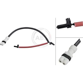 Brzdová destička Výstražný kontakt, opotřebení obložení A.B.S. 39657