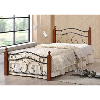 Postel Jednolůžková dřevěná postel Casarredo 90x200 dub