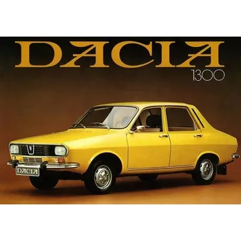 Plechová cedule Plechová retro cedule - Dacia 1300 Provedení: Dibond: 20 x 15 cm
