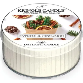 Svíčka Kringle Candle Vonná Svíčka Cypress & Cinnamon, 42 g