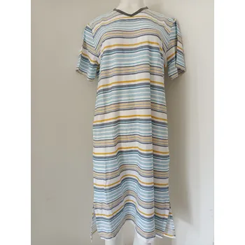 Pánská noční košile 4756 bílo-modrá - Vamp S