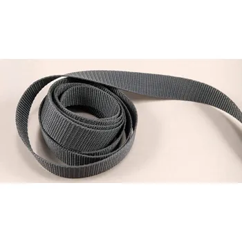 Polypropylenový popruh - tmavě šedá - šířka 2 cm