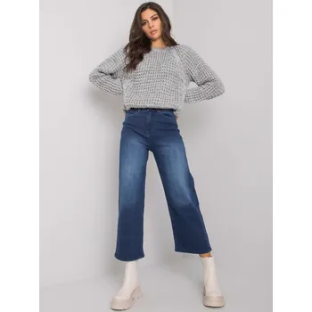 Tmavě modré rozšířené džíny 19400 - SUBLEVEL L tmavě modrá