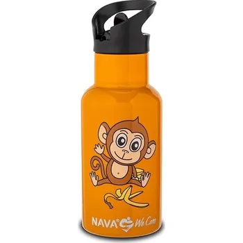 Termoska Termoska 0,35l NR, OPIČKA, oranž., nápitka, d 7x20,5cm, 8-10hod.