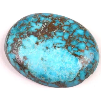 Korálek Kabošon Tyrkys č.4812 (32x25x7mm)