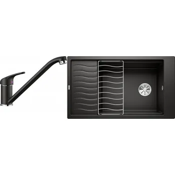 Granitový dřez Set RS Blanco Elon XL 8 S + Blanco Daras (antracit + antracit)
