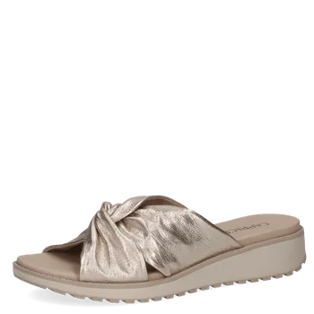 Dámské pantofle DÁMSKÉ PANTOFLE CAPRICE 9-27202-42 959 ZLATÁ Barva: ZLATÁ, Velikost: 36