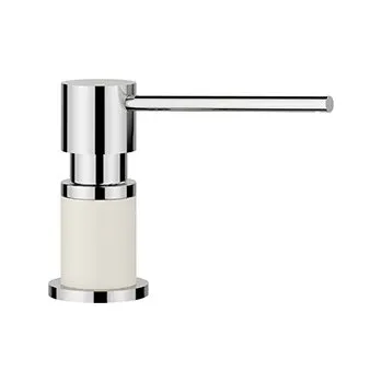 Vodovodní baterie Blanco Dávkovač LATO Silgranit/chrom bílá soft