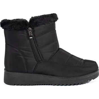 Dívčí sněhule Výborné sněhule černé dámské bez podpatku 37