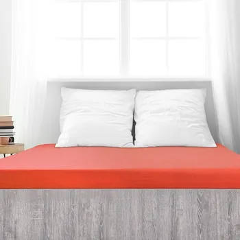 Prostěradlo 4Home froté prostěradlo Ideál jahodová, 180 x 200 cm, červená