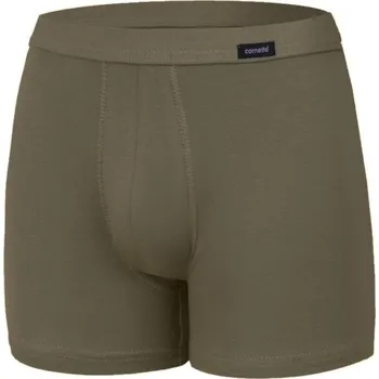 Boxerky Pánské boxerky 092 Authentic plus khaki - CORNETTE khaki 3XL