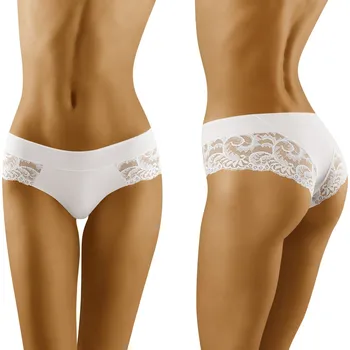 Kalhotky Dámské kalhotky Cara White - Wol-Bar S