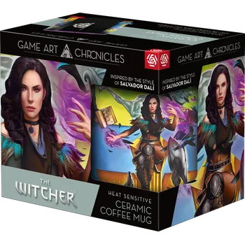 Hrnek Game Art - The Witcher Yennefer & Salvador Dali 450 ml