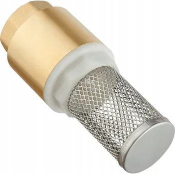 Ventil Průchozí ventil ZPĚTNÝ VENTIL 3/4'' ZAWÓR MOSIĘŻNY Z KOSZEM SSĄCYM 3/4 CALA