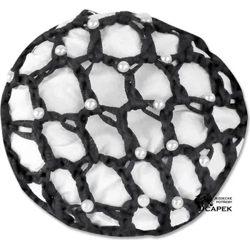 Jezdecké sako Síťka na vlasy Waldhausen -PEARLS- - Černá