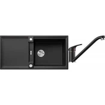 Granitový dřez Set RS Blanco Adira XL 6 S + Blanco Daras (antracit + antracit)