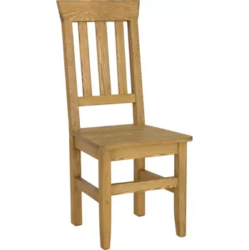 Jídelní židle KT704 dřevěná rustikální jídelní židle z přírodní borovice Drewmax (Povrch přírodní vosk!)