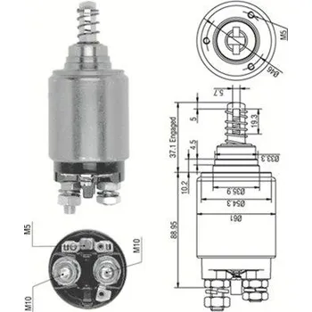 Elektromagnetický spínač, startér MAGNETI MARELLI 940113050252
