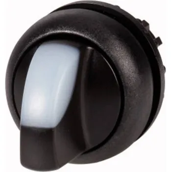 vypínač Eaton 216824 M22S-WRLK-W tlačítko volby plastový přední prstenec otočný přepínač černá 1 ks