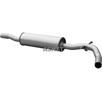 Výfukový systém Stredni tlumic vyfuku ASMET 21.034