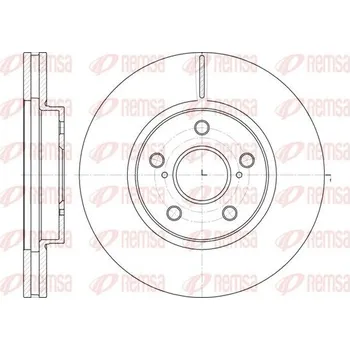 Brzdový kotouč Brzdový kotouč REMSA 6862.10