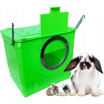 Kotník domeček chovatelský pro králíky plastový