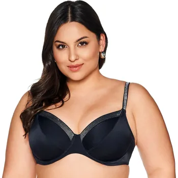 Dámské plavky Horní díl plavek 225 black plus - AVA černá 85/H