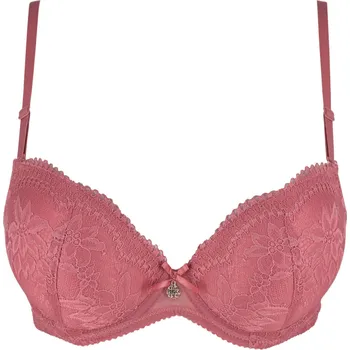 Podprsenka Laduška podprsenka vyztužená s kosticemi 16419 80B tmavě růžová