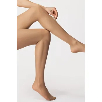 Dámské punčochy Dámské punčochové kalhoty Omsa Attiva 40 den S-XL castoro/odc.hnědá 4-L