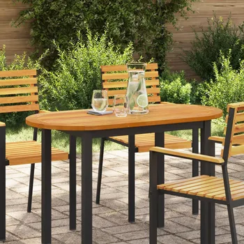 Zahradní stůl OMAXI Deska stolu Hnědá 110 x 55 x 2 cm Masivní akátové dřevo 862488