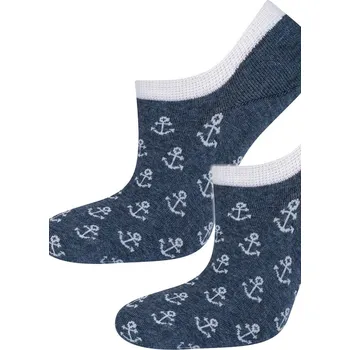 Pánské ponožky Ponožky SOXO - Kotvy Modrá 40-45