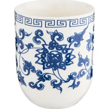 Talíř Kalíšek na čaj modré květy – 100 ml