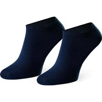 Dámské oblečení Tmavě modré kotníkové bambusové ponožky Art. 094 VX009, NAVY BLUE Velikost: 38/40