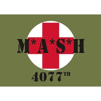 Plechová cedule Plechová retro cedule - MASH Provedení: Hliník: 30 x 20 cm