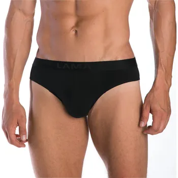 Slipy Pánské slipy Lama M-4001 SD-02 A'2 M-2XL černá XXL