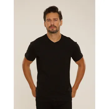 Pánské tričko De Lafense 828 Tričko Chandler M-2XL černá XL