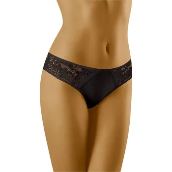 Dámské spodní prádlo Dámské kalhotky Eco-Tu Black - Wol-Bar XL