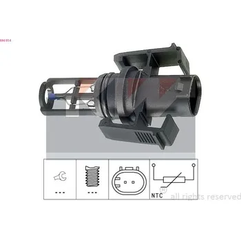 Čidlo automobilu Snímač, teplota nasávaného vzduchu KW 494 014