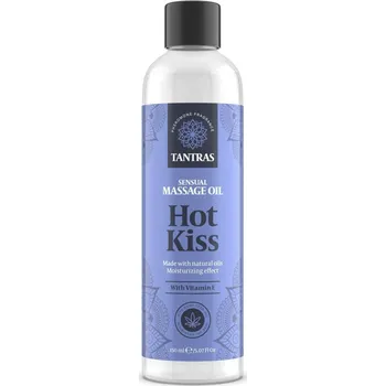 Intimní drogerie Tantras Hot Kiss 150 ml, erotický masážní olej s vůní