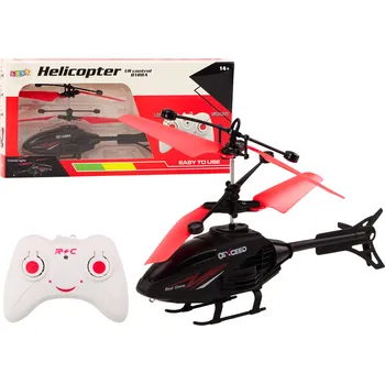 RC model vrtulníku Mamido RC Vrtulník dálkově ovládaný s gyroskopem červený