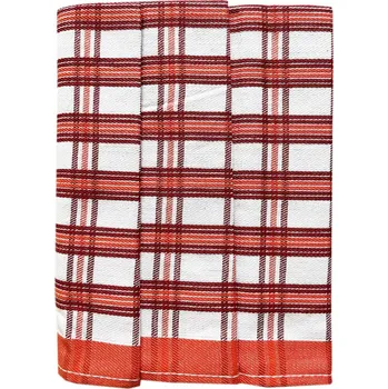 Utěrka Kuchyňské utěrky EGYPTSKÁ BAVLNA 20, červené střední káro, 3 kusy, 50x70cm