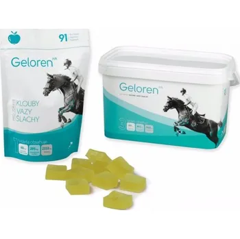 Pro koně Kloubní výživa kůň Geloren HA (3 x 450 g ) - jablečná