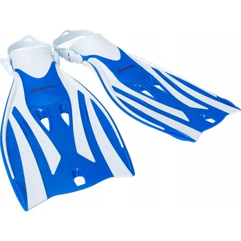 Ploutve Šnorchlovací Ploutve Aqualung Fizz modrobílé velikosti L-XL