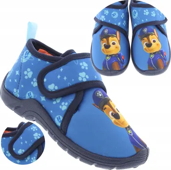 Chlapecké pantofle CHLAPECKÉ PANTOFLE Tlapková patrola PAPUČE do školky NA SUCHÝ ZIP 25