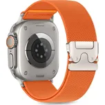 TECH-PROTECT 108377 TECH-PROTECT NYLON CLASP Řemínek pro Apple Watch 44 / 45 / 46 / 49mm ORANŽOVÝ
