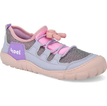 Dětská sportovní obuv Barefoot tenisky KOEL - Mason Mesh Lavandel vegan fialové Velikost: 30