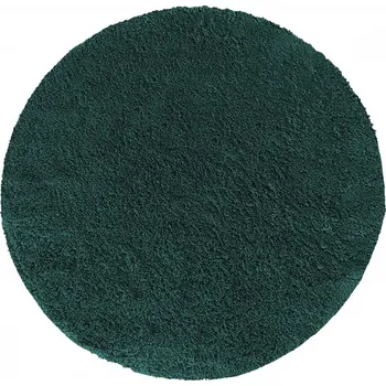 Koberec Kusový koberec KAMEL - zelený Jednobarevný Zelená O60 30/30/60 1cm až 1,9cm KAMEL SHAGGY